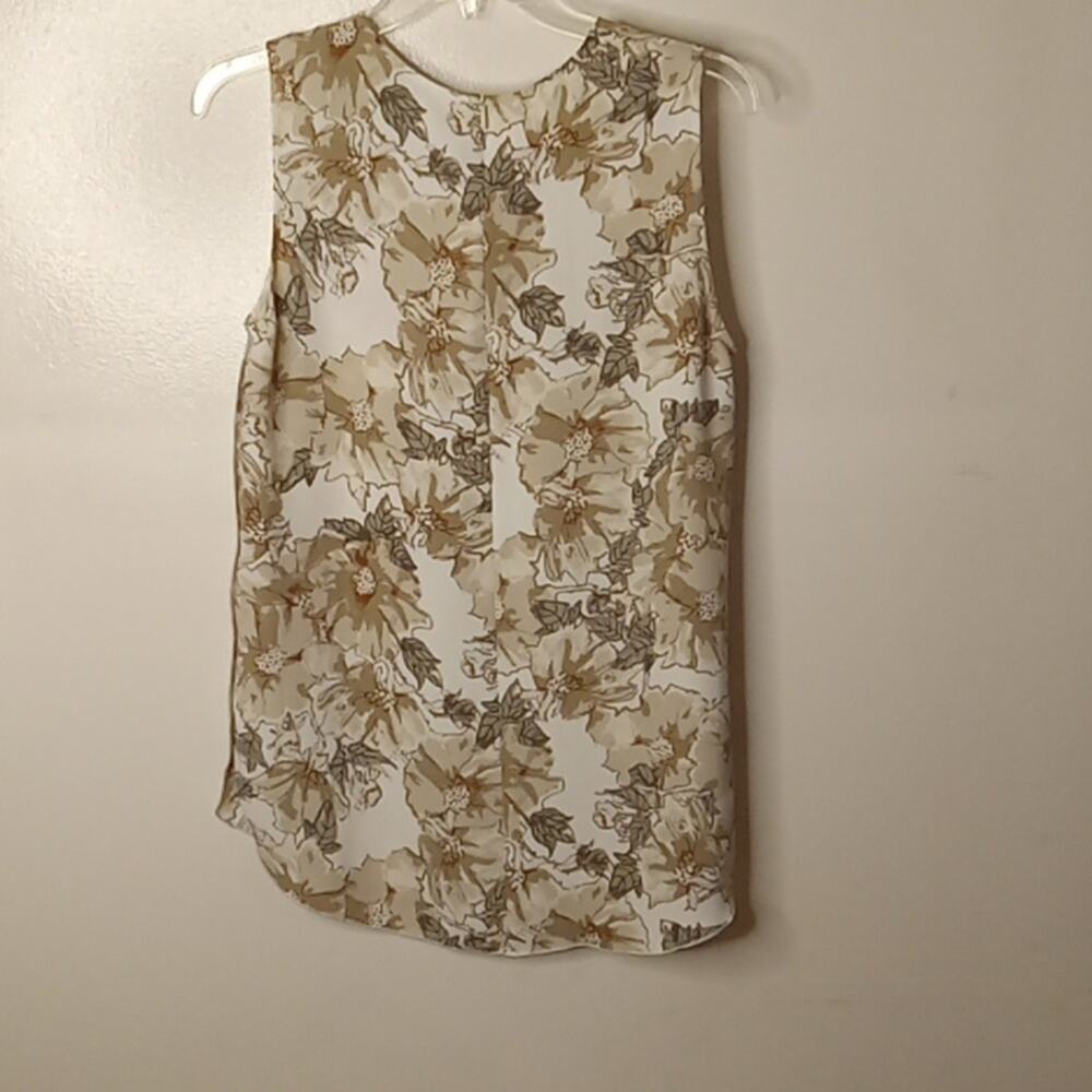 Balaton Women's Medium Floral Sleeveless Long Tank. Dressy,Professional, Comfy. View 5